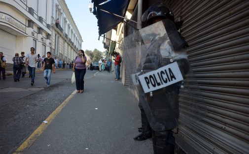 En el centro de Xalapa la vigilancia se reforzó, aunque afortunadamente los rumores sólo quedarn en eso. 