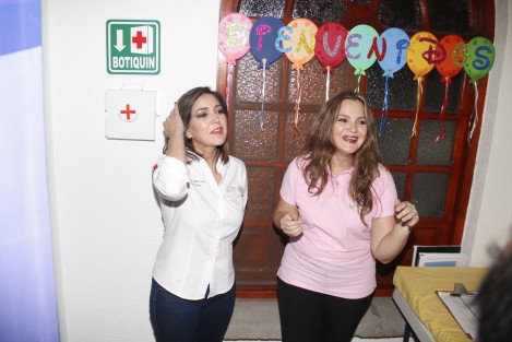 La delegada de SEDESOL en Veracruz, Anilú Ingram Vallines, inauguró una de las tres nuevas estancias infantiles que empezarán a brindar servicio de guardería a madres trabajadoras. 
