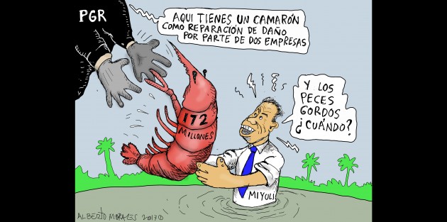 Cayó el camarón.  