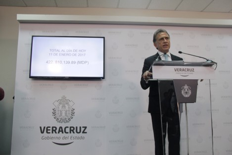 El gobernador Miguel Ángel Yunes Linares ofreció conferencia de prensa para informar sobre los recursos devueltos por la PGR, de lo recuperado de lo desviado por la administración de Javier Duarte de Ochoa.   