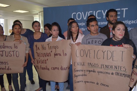 Trabajadores del COVEICYDET hacen un llamado al gobernador para regularizar esta situación, la cual ya afecta a sus familias. ¿O también los tacharán de aviadores?  