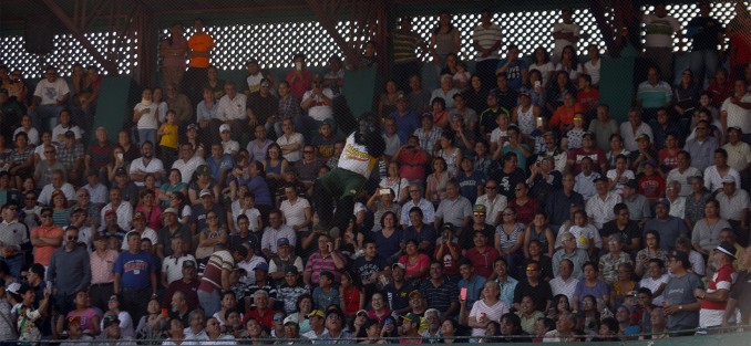 Para agrado y diversión de los aficionados regresó El Chango un personaje muy querido por la afición deportiva, y que antaño  solía animar los juegos de la LNB con los Halcones, quien también aquí hizo reír a chicos y grandes.