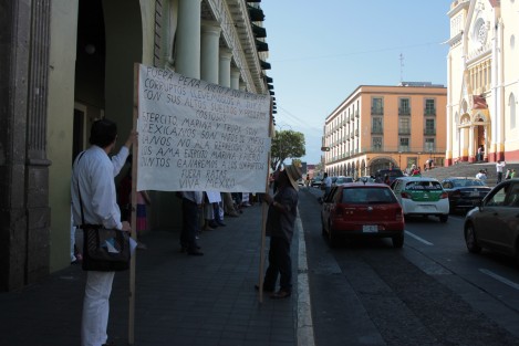 Pequeñas protestas en Xalapa por el gasolinazo, a diferencia de otras ciudades del país.   