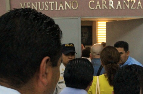 Tanto el interés de algunos alcaldes en la reunión con la Secretaria de Finanzas, que llegaron hora y media tarde.  