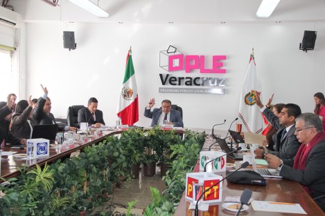 En sesión ordinaria se presenta el informe de la Vocalía del Registro Federal de Electores de la Junta Local Ejecutiva del Instituto Nacional Electoral al Organismo Público Local Electoral del Estado de Veracruz de las actividades realizadas en el marco del Proceso Electoral Local 2016 - 2017