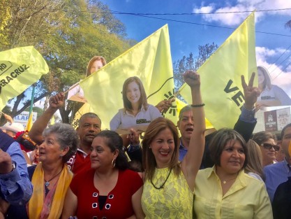 Ana Miriam Ferráez también quiere llegar a la alcaldía de Xalapa. 