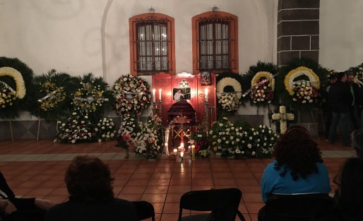 Es despedido por familiares, amigos y vecinos, Joaquín Alcántara, propietario de la Hacienda Zimpizahua y reconocido luchador social en Coatepec, quien falleciera este 14 de febrero.  