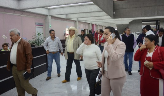 a reunión  pactada fue cancelada por la titular de SEFIPLAN, porque presuntamente  acudiría a la Ciudad de México a atender algunos asuntos a la Seretaría de Hacienda. 