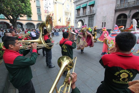 ​​​​​​​​​​​​​​​​Danzantes del municipio de Zacualpan visitaron la capital del estado para promocionar su tradicional carnaval que se llevará a cabo del 24 al 28 de febrero.
