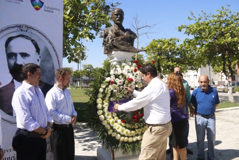 El sobrino nieto del ex presidente Francisco I. Madero, Guillermo Madero Morelos y Zaragoza, encabezó una guardia de honor en memoria del prócer mexicano para conmemorar su aniversario luctuoso. 