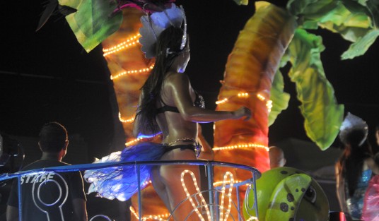 Se llevó a cabo el primer gran desfile de carros alegóricos y comparsas del carnaval de Veracruz 2017. 
