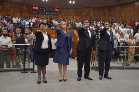 Los nuevos diputados son:  Águeda Salgado Castro, Judith Pineda Andrade, Armando Lopez Contreras y Tito Delfín Cano.
