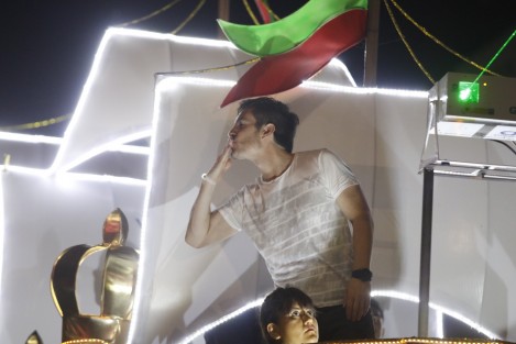 En el quinto y último desfile del Carnaval de Veracruz 2017, se contó con la presencia del actor Mauricio Ochman. 