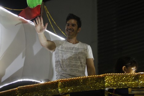 En el quinto y último desfile del Carnaval de Veracruz 2017, se contó con la presencia del actor Mauricio Ochman. 