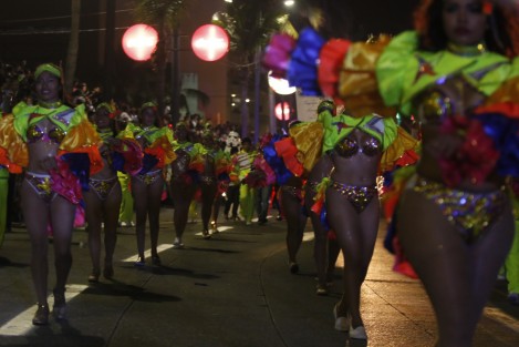 En el quinto y último desfile del Carnaval de Veracruz 2017, se contó con la presencia del actor Mauricio Ochman. 