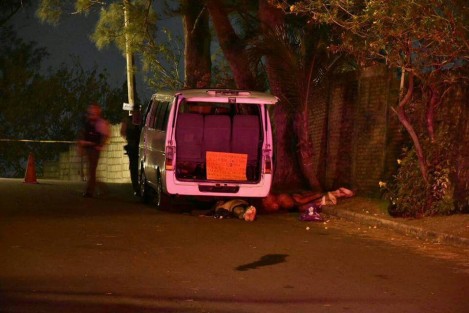 Los cuerpos corresponden a 9 hombres y 2 mujeres; en el lugar se hallaron también cartulinas con narcomensajes.