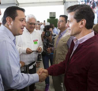 En su calidad de Presidente de la Federación Nacional de Municipios de México (FENAMM), el alcalde Américo Zúñiga Martínez acompañó al Presidente de la República, Enrique Peña Nieto, en la inauguración de la Terminal de Contenedores, Carga General y Autos de Tuxpan y del Distribuidor Vial del Puerto de Tuxpan, que fue nombrado como Jesús Reyes Heroles. 