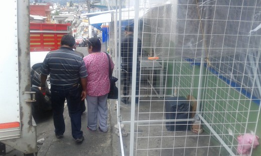 Instalados en el mes de diciembre para la venta navideña, puestos informales afuera del mercado Galeana siguen instalados. Y supuestamente Comercio Municipal de Xalapa anda muy estricto y cancelando comercios y retirando comerciantes de las calles. 