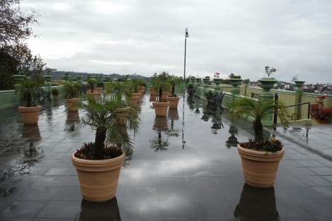 Frente Frío 33 trae lluvia... y cambio climático en Xalapa. De momento frío y lluvia y luego sol y calor. 