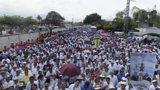 El magisterio veracruzano afiliado a la Sección 32 del SNTE se volcó en Misantla para evento por el 33 Aniversario luctuoso del Profr. Alfonso Arroyo Flores, 