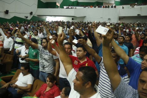 El sindicato nacional <em>Unidad y Progreso<em> de la empresa TAMSA, celebró su Asamblea General Ordinaria. La asamblea fue presidida por Pascual Lagunes Ochoa, secretario general del sindicato.  