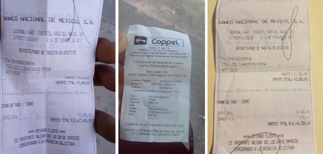 El defraudador, quien se identificó siempre como Lucio Cándido Barrientos Ortega, junto con su cómplice Manuel Peralta Alarcón, pidió 20 mil pesos a cada uno de los enganchados, los cuales suman cerca de 50, los cuales sus víctimas pagaron con depósitos a plazos creyendo que efectivamente los llevarían a trabajar a Estados Unidos.