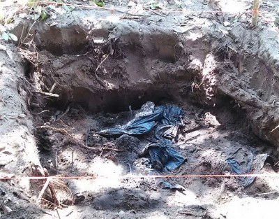 Autoridades ministeriales y de la Secretaría de Marina llevaron a cabo la presunta exhumación de al menos siete cadáveres enterrados en diversas fosas ubicadas en un predio denominado Los Cocos, en la localidad de Arbolillo, Alvarado. 