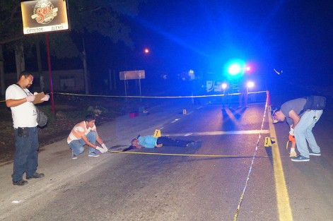 Vecino de La Palmilla fue atropellado por vehículo desconocido.

