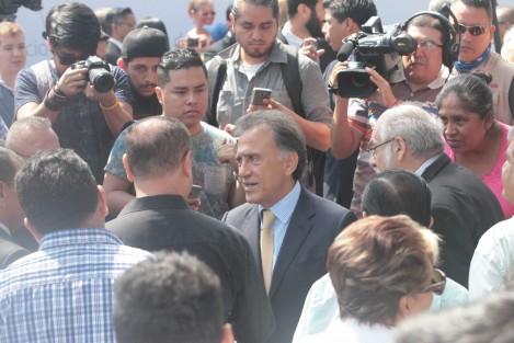 Miguel Ángel Yunes, gobernador de Veracuz. 