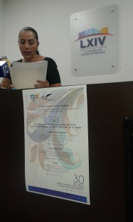 La presidenta de la Comisión Permanente de Desarrollo y Fortalecimiento Municipal de la LXIV Legislatura, diputada Cinthya Amaranta Lobato Calderón anunció el foro <em>Fortalecimiento Municipal con Igualdad de Género, Encuentro con Directoras de Institutos Municipales de las Mujeres</em> que se realizará este 30 de marzo a las 10:30 horas en el auditorio Sebastián Lerdo de Tejada del Congreso del Estado.
