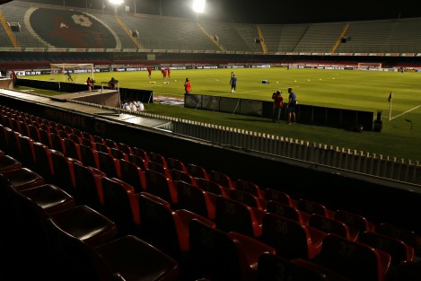  El partido se realizó a puerta cerrada por el veto que mantiene el estadio Luis <em>Pirata</em> de la Fuente.