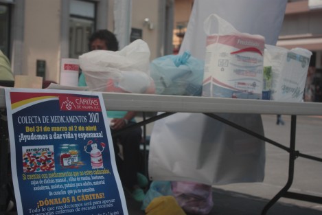 Cáritas de Xalapa realiza este fin de semana una colecta de medicamentos y aparatos, en la Plaza Lerdo, por lo que invita a llevar de 10 a 18:00 horas, medicamentos no caducados, insulina, pañales para adultos, así mismo aparatos ortopédicos que puedan ser útiles a otras personas. 