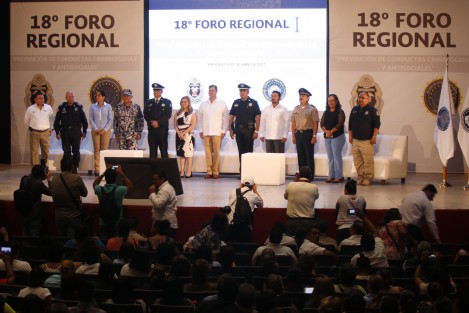 Se realizó en Veracruz el 18 Foro Regional de Prevención de Conductas Criminógenas y Antisociales organizado  la Gendarmería Nacional.
