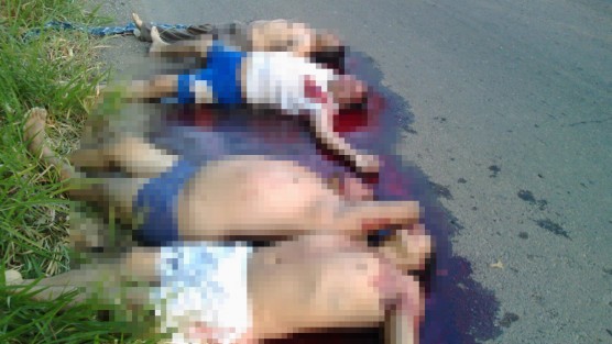 Los  cuerpos presentaban impactos de bala en el tórax y en el cráneo, así mismo se investiga si se podría tratar de personas que fueron levantadas el pasado lunes.
