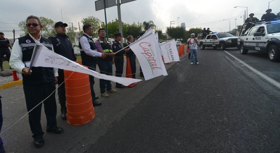 Autoridades de Protección Civil, SSP, PFP, Bomberos y grupos de rescatistas voluntarios participaron en el banderazo de inicio de operativo especial con motivo de Vacaciones de Semana Santa.