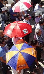 El Vía Crucis del pueblo.