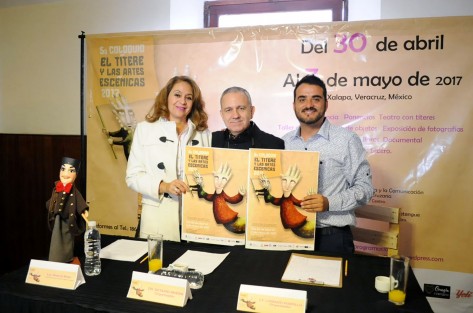 El Ayuntamiento de Xalapa a través de la Dirección de Cultura, Educación y Deporte se suma por quinto año consecutivo a la realización del Coloquio El títere y las artes escénicas 2017, que tendrá lugar del 30 de abril al 7 de mayo con ponencias, exposiciones, presentaciones de libros, obras de teatro y un taller de dramaturgia de objeto. 
