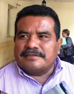 Roberto Pérez García, representante sindical del INAH. 
