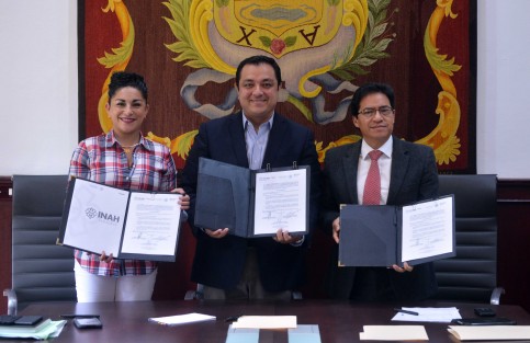 El Ayuntamiento de Xalapa y el Instituto Nacional de Antropología e Historia (INAH), a través de su Delegación en el estado, firmaron una Carta de Intención, para la formalización de un Convenio Marco de Colaboración.