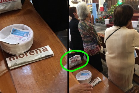 Detectan lo que al parecer son más recaudadoras de MORENA, quienes pasarían la canasta este domingo. En la imagen se puede apreciar que detrás de esto está Ahued.