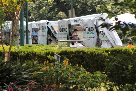 Las campañas en Xalapa. 