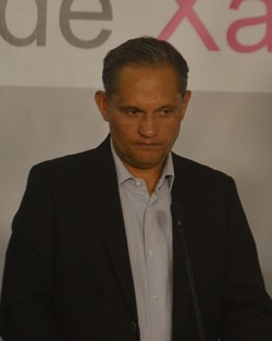  Nicanor Moreira, candidato a la alcaldía de Xalapa. 