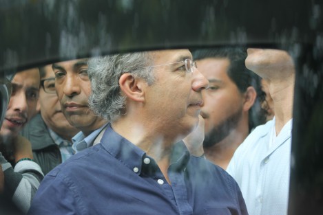 El expresidente de México, Felipe Calderón Hinojosa, estuvo en Xalapa para respaldar la candidatura de Ana Miriam Ferráez a alcaldesa de Xalapa.
