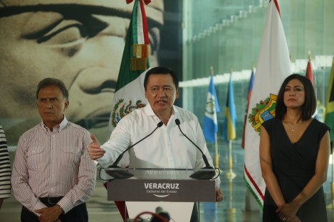 El secretario de Gobernación, Miguel Ángel Osorio Chong, ofreció una rueda de prensa para informar de los avances en la instalaciónde la mesa para atender la violencia de género.