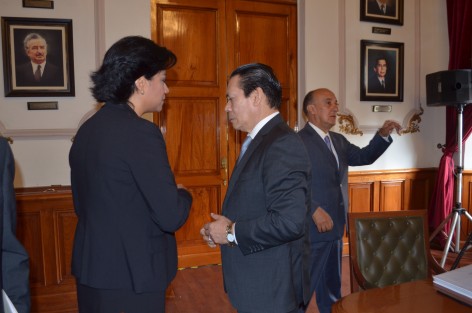La Delegada del ISSSTE, Elizabeth Morales, así como el Delegado del IMSS, Antonio Benítez Lucho, así como Secretarios y Directores de áreas, acudieron a la Segunda sesión Ordinaria del Consejo Estatal de Salud en el Salón Juárez del Palacio de Gobierno.
