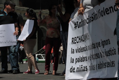 Integrantes de la Asociación Matraca se sumaron a la convocatoria que alcanzó varios estados para reclamar por los abusos contra los niños, esto tras los recientes hechos en donde una menor fuera utrajada y asesinada en un microbús. 