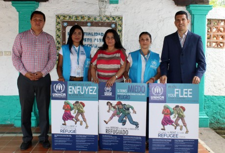 Al visitar la Aldea Meced, la Asociada del Terreno del Alto Comisionado de las Naciones Unidas para los Refugiados (ACNUR), Azucena Méndez Dávila, reconoció el trabajo que realiza el Sistema Municipal para el Desarrollo Integral de la Familia de Xalapa en este espacio en el que ha recibido a solicitantes de asilo que son tratados de la misma forma que los nacionales. 