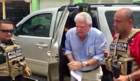 Este martes fue detenido el empresario constructor César Augusto Morando Turrent,  quien dejara inconclusa la torre pediátrica, a la cual se destinaron 340  millones de pesos.
