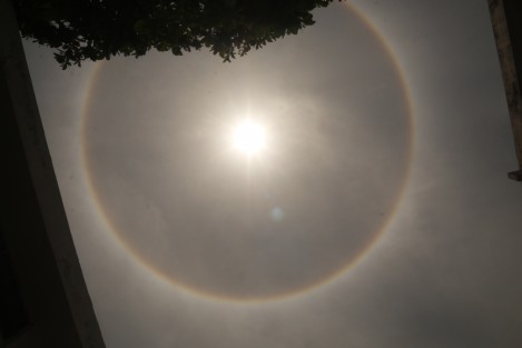  Generalmente se pronostican tormentas cuando aparece el Parhelio.