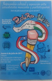 Caricaturistas mexicanos inauguran este 6 de julio la exposición <em>Iconos del Humorismo Mexicano en el Archivo General de Puerto Rico, en el bello San Juan. 